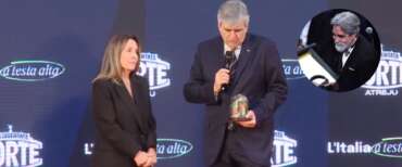 Premio Atreju, la figlia di Peppe Vessicchio ritira il riconoscimento alla carriera per il padre: “E’ stato l’uomo di tutti”
