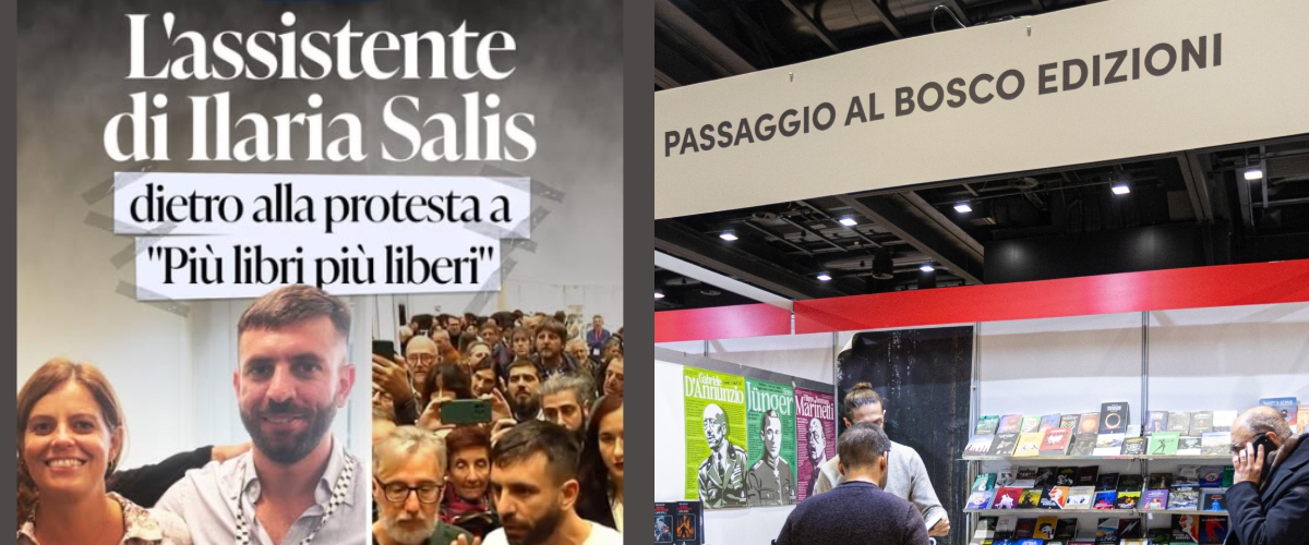 Dietro la “marcia” contro Passaggio al bosco c’è la manina del portaborse di Salis. FdI: è una fiera dell’editoria, non un centro sociale Dietro la “marcia” contro Passaggio al bosco c’è la manina del portaborse di Salis. FdI: è una fiera dell’editoria, non un centro sociale