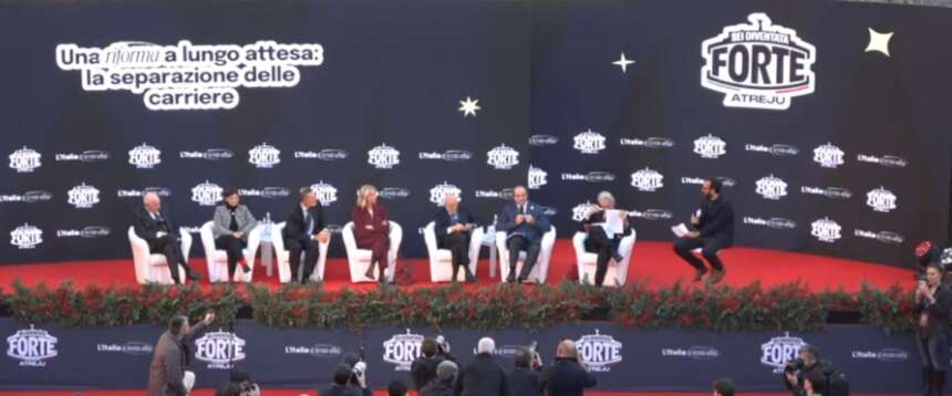 Ad Atreju dibattito sulla giustizia con Nordio e Albano