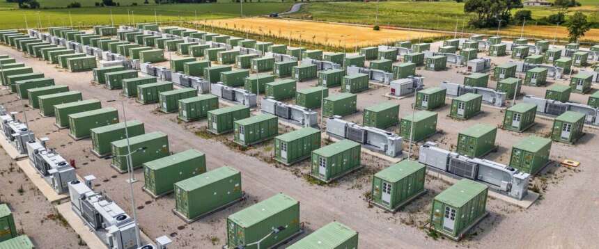 Un impianto di stoccaggio dell’energia a batteria (Bess)