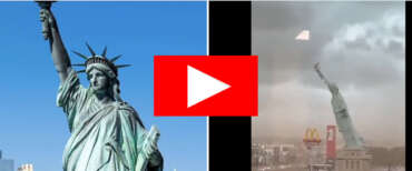 Crolla la Statua della Libertà a causa del vento (video) ma è la replica brasiliana di quella americana