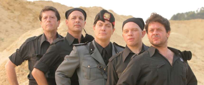 Una scena del film “Fascisti su Marte”