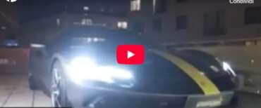 Austria, parcheggia la Ferrari sul balcone di casa: “Volevo fare come a Dubai”. Multa salata (video)