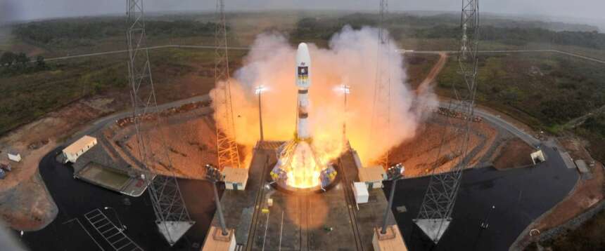 Vent’anni fa l’Europa lanciava in orbita il primo satellite del sistema Galileo. In foto, il lancio di un successivo satellite