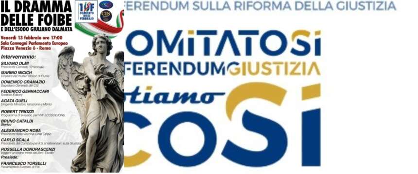 La verità sulle foibe, il convegno di venerdì promosso dal Comitato 10 febbraio e dal Cis a Roma