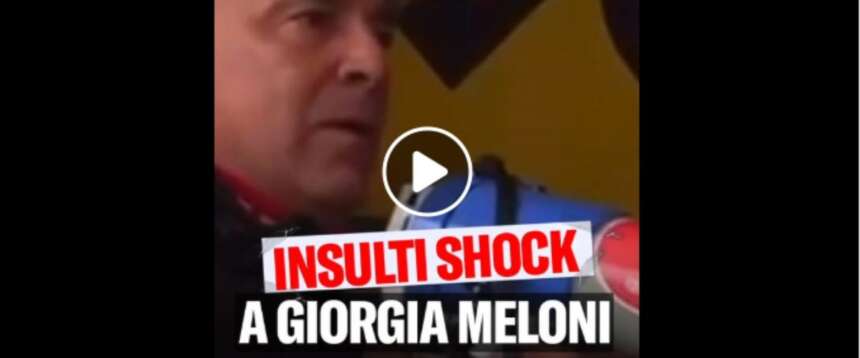 Il video degli insulti sessisti contro Giorgia Meloni