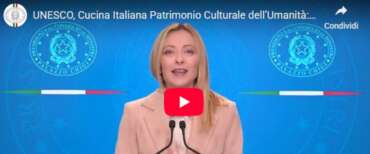 Cucina italiana patrimonio dell’Umanità, l’orgoglio di Meloni: “Un primato mondiale, abbiamo creduto in questa sfida e abbiamo vinto” (video)