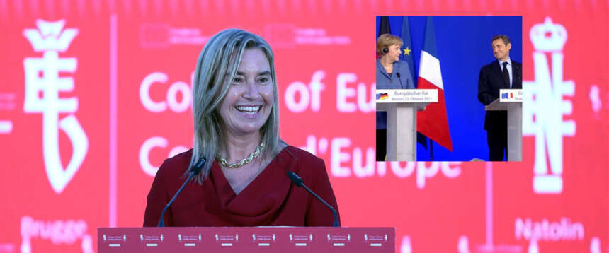Affari opachi in Europa, Lady Mogherini come Sarkozy: quando ridere degli avversari è un boomerang