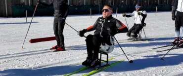 Il tenente colonnello Gianfranco Paglia durante la “2 ore no limits”