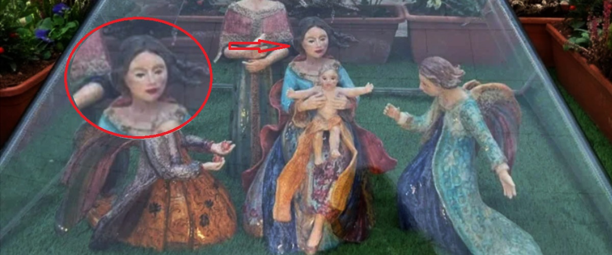 Ci mancava il presepe con “San Giuseppa”… Sarà rimossa la scena sacra al femminile dopo le proteste di FdI Ci mancava il presepe con “San Giuseppa”… Sarà rimossa la scena sacra al femminile dopo le proteste di FdI