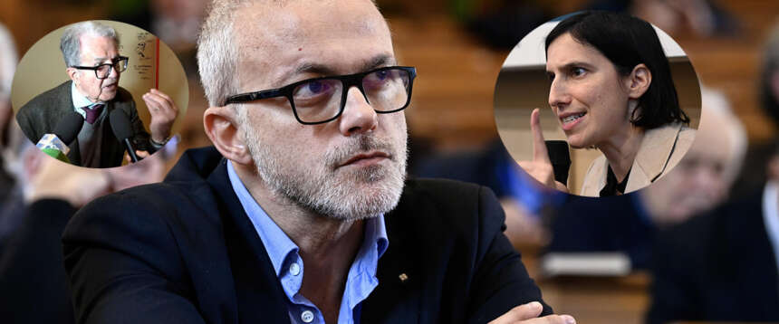 Avanti miei Prodi, all’attacco di Schlein. Ruffini: “Non la vedo premier, nell’assemblea Pd l’ha votata uno su tre”