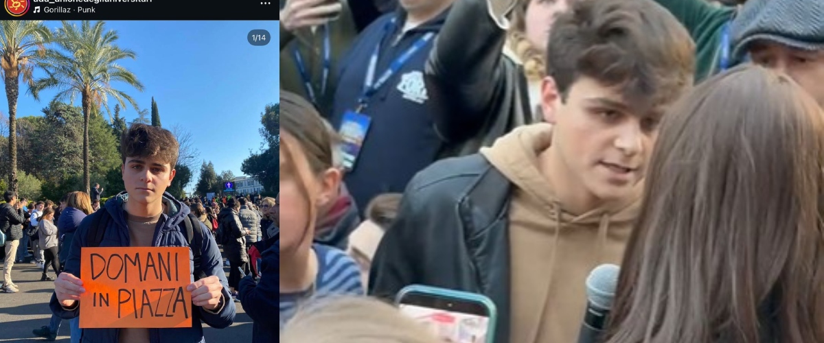 Chi sono i contestatori della Bernini ad Atreju. Altro che studenti “normali”, sono i soliti noti universitari rossi in cerca dello scontro (video)