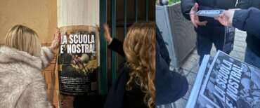 Prof militanti, nuove “perle” raccolte da Azione studentesca: spot per il no, bullismo e l’invito a sparare alla Meloni