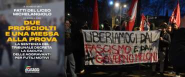 Firenze, prosciolti due maggiorenni di Azione studentesca dopo la lite con i collettivi nel 2023 al liceo Michelangiolo