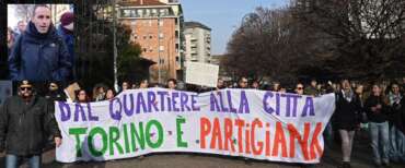 Corteo di Askatasuna in corso sotto la griffe di Zerocalcare e nel segno delle rivendicazioni deliranti da centro sociale e pro-Hamas