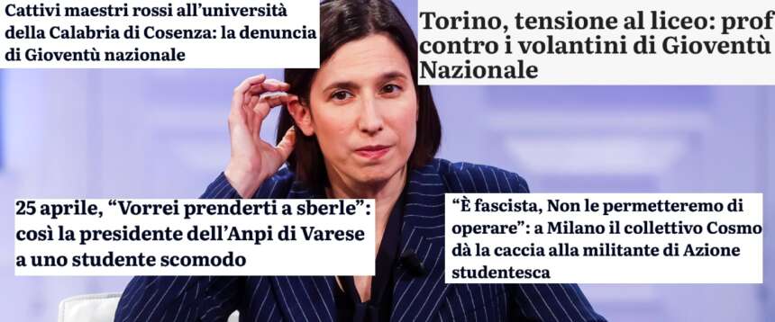 Liste di prof “rossi”? La vera persecuzione all’università è dei ragazzi di destra. Ecco la “black list” delle angherie