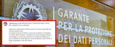 Perquisizioni della Guardia di Finanza nella sede del Garante della Privacy. Ranucci su Fb: “È in seguito ai servizi di Report”
