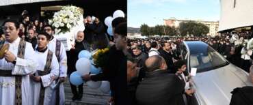 I funerali del giovane Aba a La Spezia. In migliaia per dirgli addio