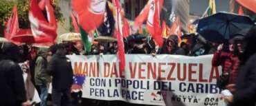 Sinistra in piazza per Maduro in tutta Italia