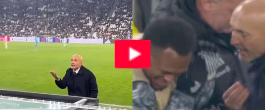 Spalletti furioso e vincente: prima litiga con un tifoso, poi prende a schiaffi Openda (video)