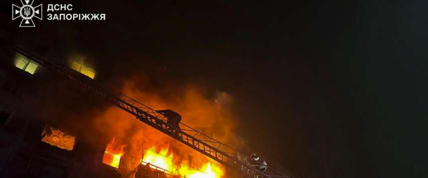 Raid russo sull’Ucraina: tre morti a Zaporizhzhia. Kallas: “Mosca bombarda scuole e ospedali”