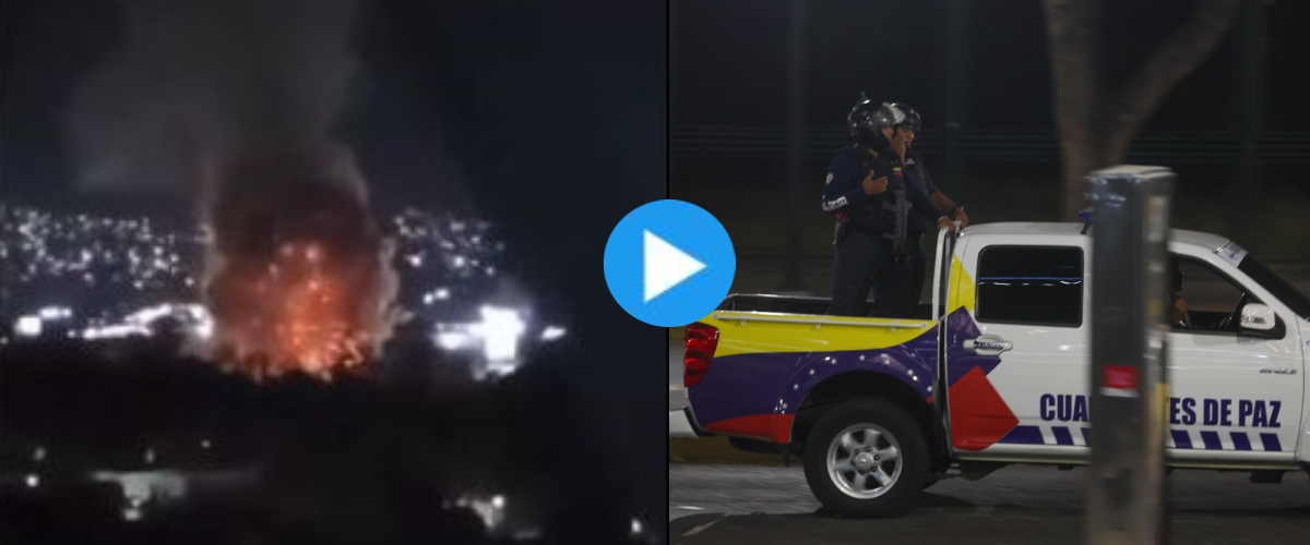 venezuela esplosioni nella notte a caracas buio colonne di fumo e caos trump rivendica l8217attacco maduro e la moglie sono stati catturati video da Secoloditalia.it venezuela esplosioni nella notte a caracas buio colonne di fumo e caos trump rivendica l8217attacco maduro e la moglie sono stati catturati video