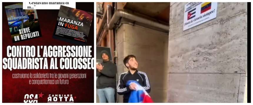Piccoli castristi crescono: rimpiangono il regime di Maduro e arruolano pure i maranza contro il governo