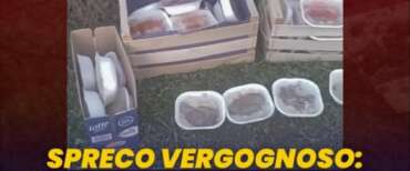 Il post di denuncia di FdI sul caso del cibo del centro per migranti di Pontassieve buttato in strada