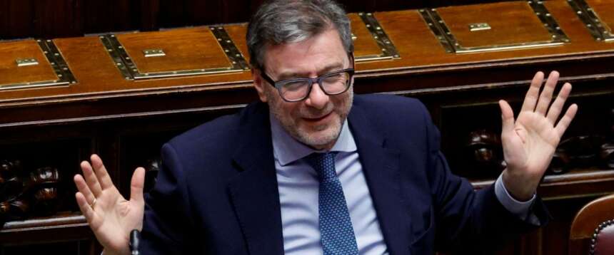 Il ministro dell’Economia, Giancarlo Giorgetti