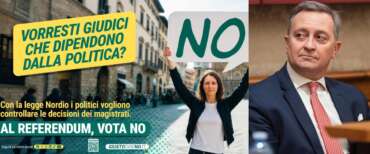 Il contestato manifestato della campagna per il No al referendum; Felice Giuffrè