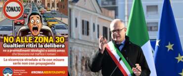 Gualtieri lumaca o marziano? “30 km all’ora, no grazie”. FdI: ritiri la delibera o faremo ricorso