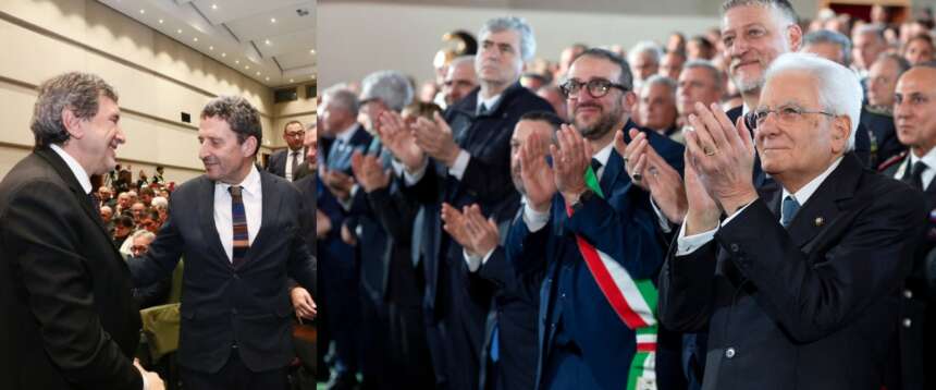 L’Aquila capitale della Cultura: il taglio del nastro con Mattarella, Biondi, Marsilio e Giuli. “Rinascita dalle macerie e modello per l’Italia”