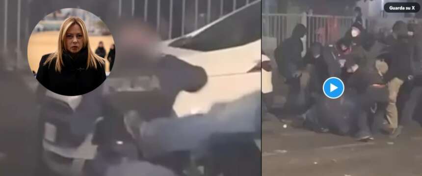 Video agghiacciante del poliziotto massacrato. Meloni: “Violenza cieca. Lo Stato non arretra, ora anche la magistratura faccia la sua parte”
