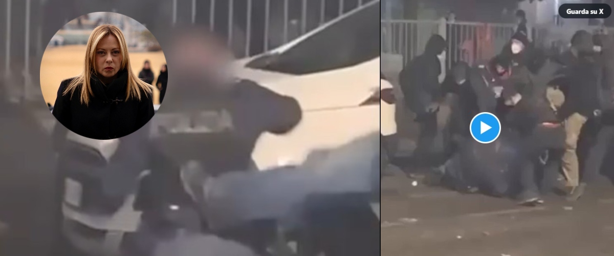 Video agghiacciante del poliziotto massacrato. Meloni: “Violenza cieca. Lo Stato non arretra, ora anche la magistratura faccia la sua parte”