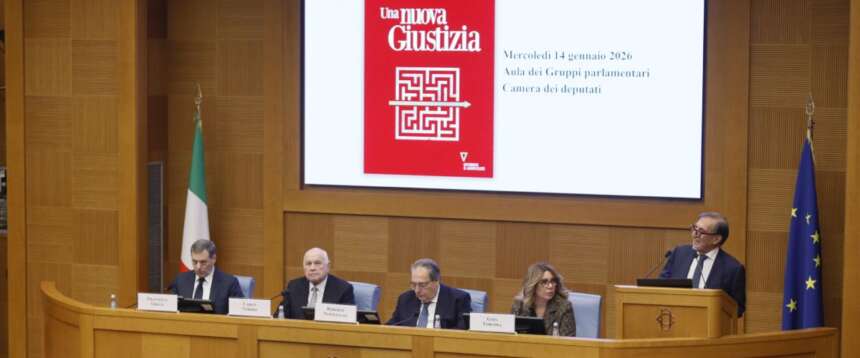 Un momento della presentazione del libro “Una Nuova Giustizia” del ministro Carlo Nordio