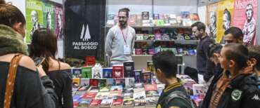 Lo stand di Passaggio al Bosco a “Più libri Più Liberi”