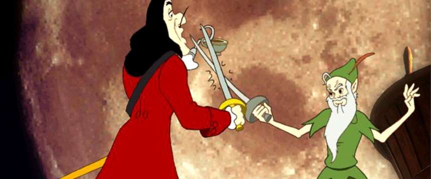 Un Peter Pan invecchiato in un videogioco di diversi anni fa