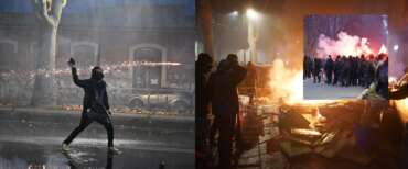 Askatasuna, si scatena la violenza rossa: assalto alla polizia con razzi e petardi. FdI: “Chi giustifica ne è politicamente responsabile”