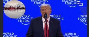 Trump mattatore a Davos : “Ci serve quel pezzo di ghiaccio. Potrei usare la forza, ma non lo farò”