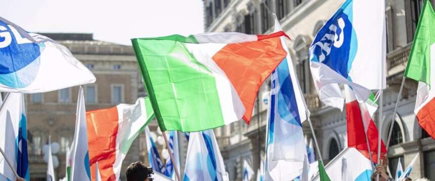 Una manifestazione dell’Ugl