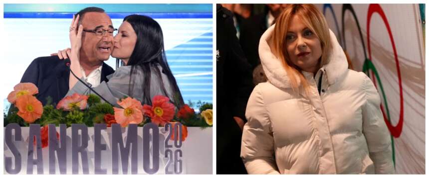 Meloni al Festival è una bufala, ma non bastano le smentite di Carlo Conti e della Rai. La premier: “È FantaSanremo”