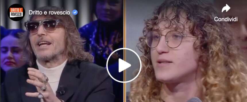 “Volete coprire i violenti a tutti i costi”, Cruciani smaschera un’attivista di sinistra in diretta (video)
