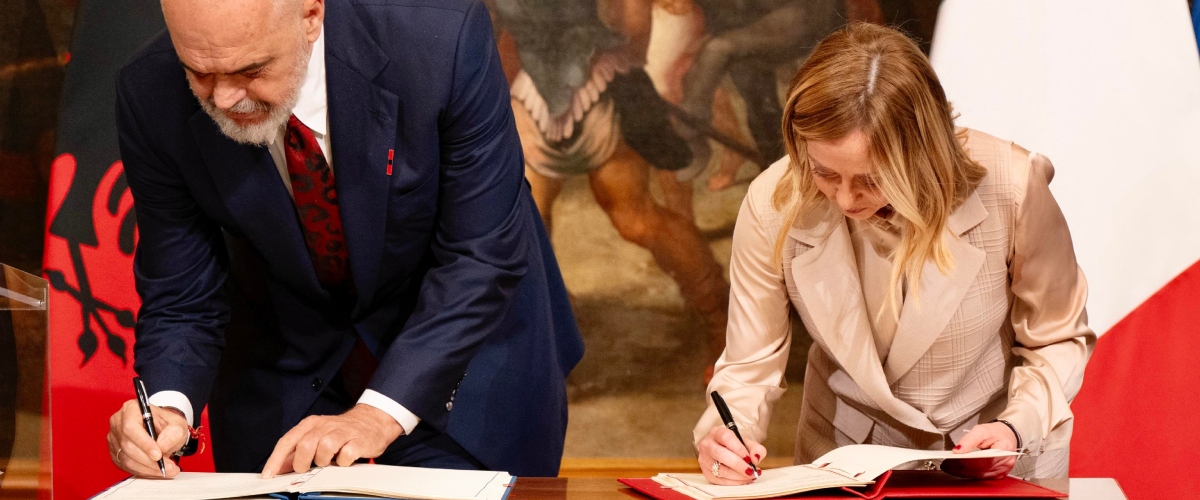 migranti schiaffo alla sinistra per bruxelles l8217intesa italia albania 232 in linea col diritto ue fdi che figuraccia propaganda smentita da Secoloditalia.it migranti schiaffo alla sinistra per bruxelles l8217intesa italia albania 232 in linea col diritto ue fdi che figuraccia propaganda smentita