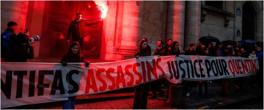 L’omicidio di Quentin è il punto di non ritorno: la sinistra deve isolare gli “antifà”