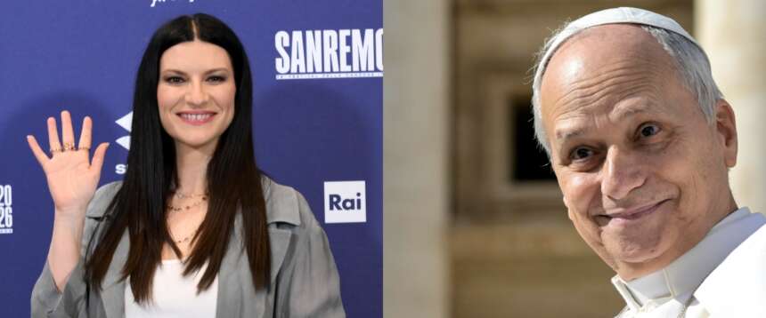 Sanremo, Laura Pausini e il “tifo” del Papa