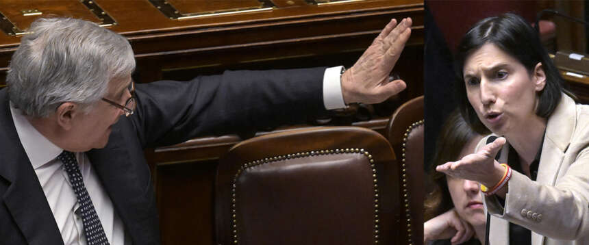 Tajani ridicolizza la sinistra: “Noi portiamo l’Italia al tavolo della pace, voi pacifisti volete starne fuori…”