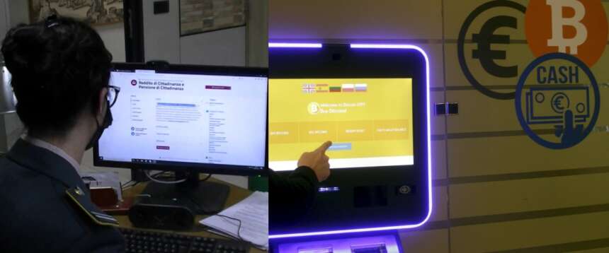 Truffe e beffa, a Foggia la Gdf stana un evasore che speculava sulle criptovalute col Rdc in tasca