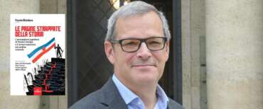 Fausto Biloslavo. Nel riquadro, il suo ultimo libro “Le pagine strappate della storia”