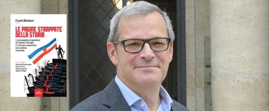 Fausto Biloslavo. Nel riquadro, il suo ultimo libro “Le pagine strappate della storia”