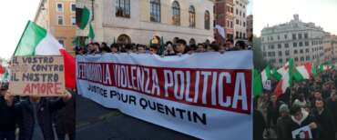 Anche nel cuore di Roma un corteo per Quentin: “Fermiamo la violenza politica”